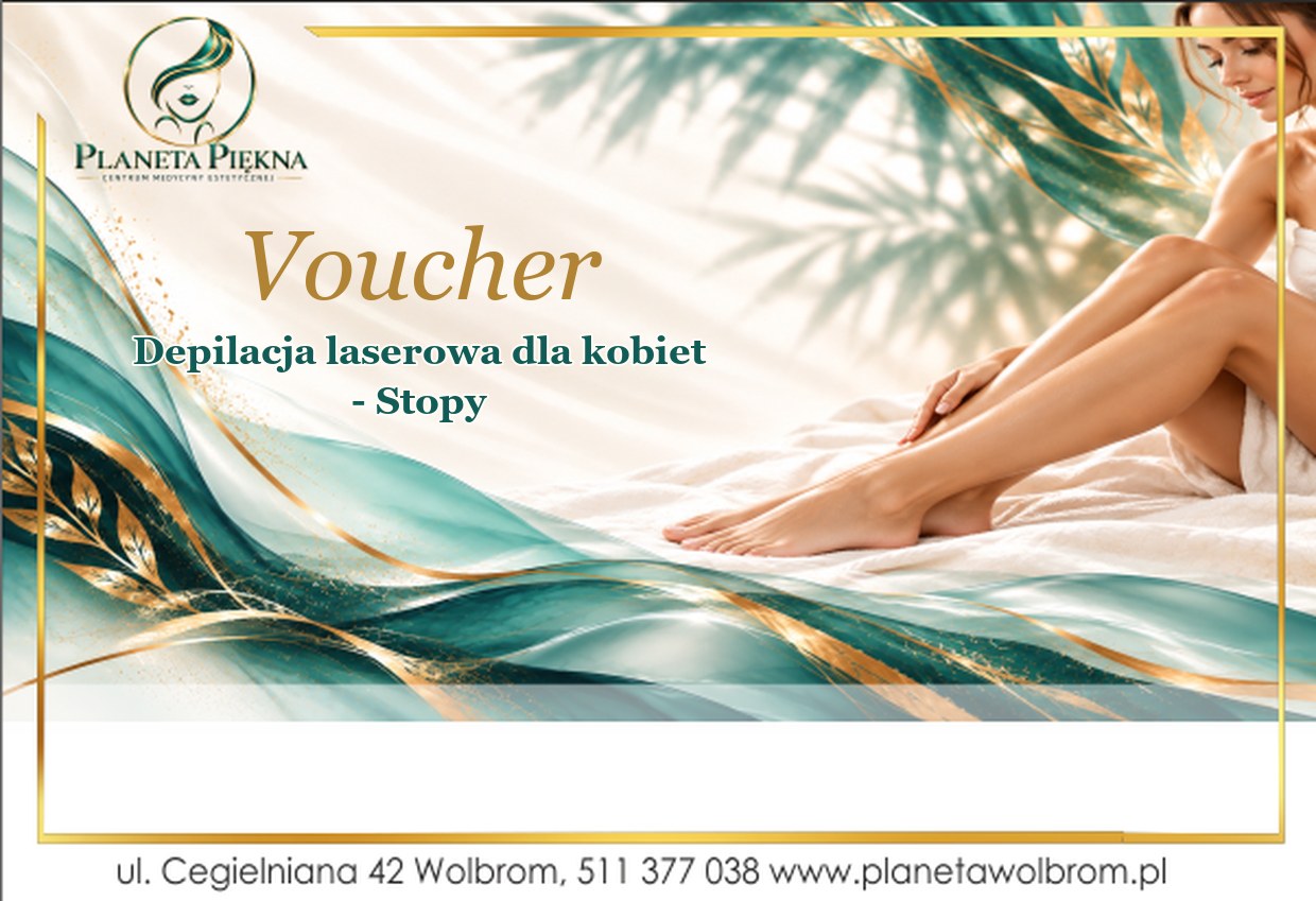 Voucher - Depilacja laserowa dla kobiet - Stopy