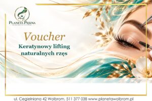 Voucher - Keratynowy lifting naturalnych rzęs